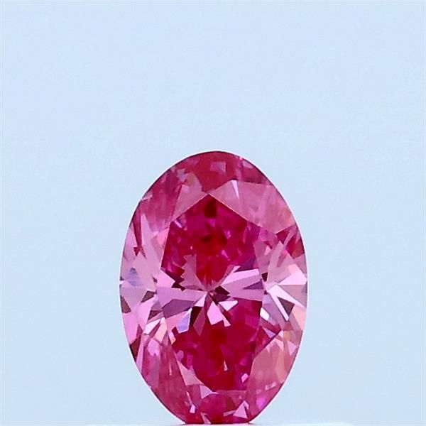 0.32 CT Fancy Vivid Pink OVAL