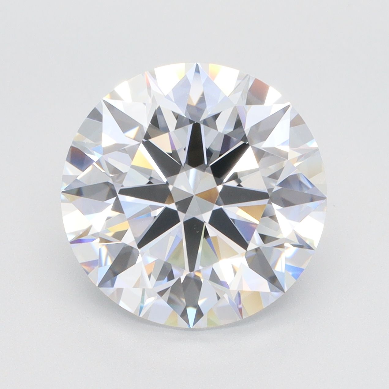 6.10 ct. round Lab Grown Diamond front image