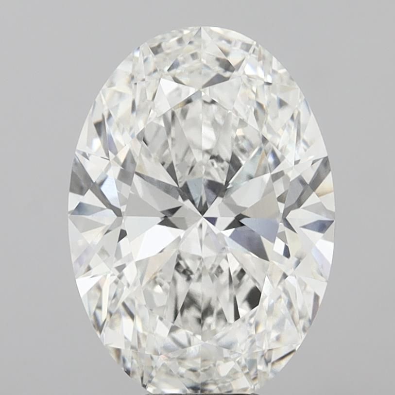 8.03 ct. oval Lab Grown Diamond front image