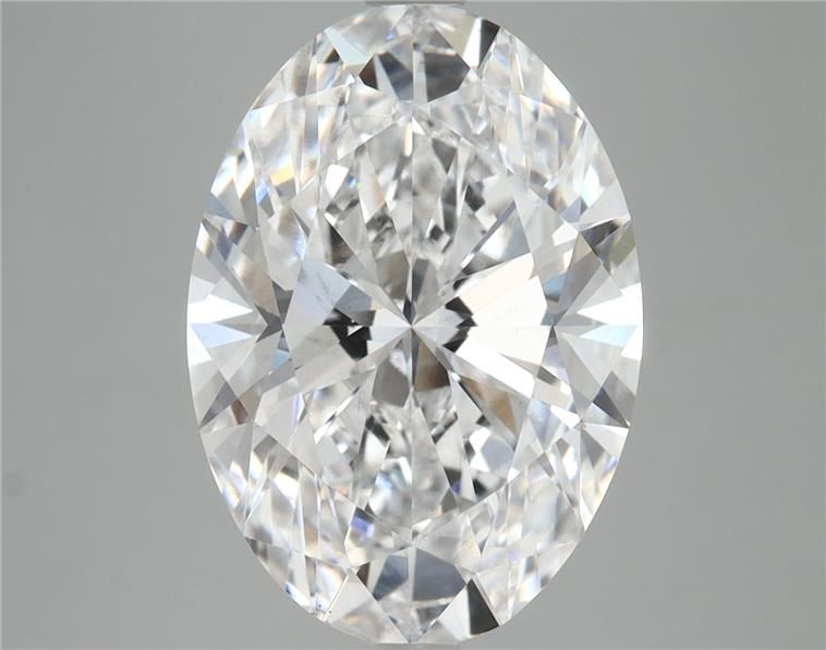 5.81 ct. oval Lab Grown Diamond front image