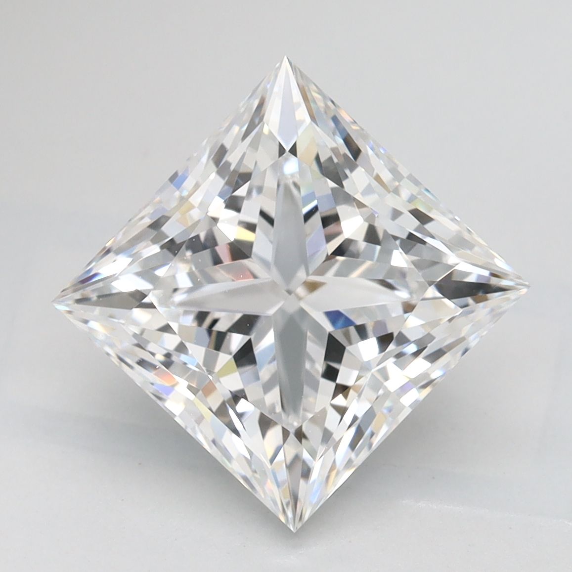 3.44 ct. princess Lab Grown Diamond front image
