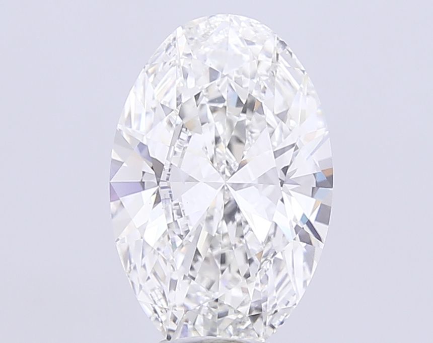 7.05 ct. oval Lab Grown Diamond front image