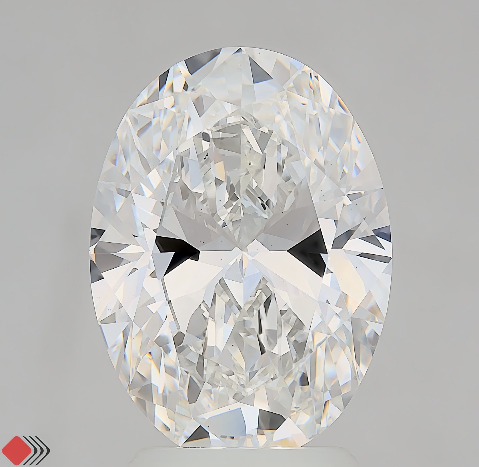 3.06 ct. oval Lab Grown Diamond front image