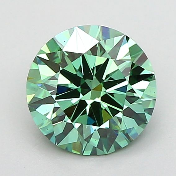 1.23 CT Fancy Vivid Green ROUND