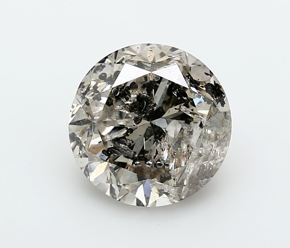 Diament 5.13 ct Fancy Gray/I3