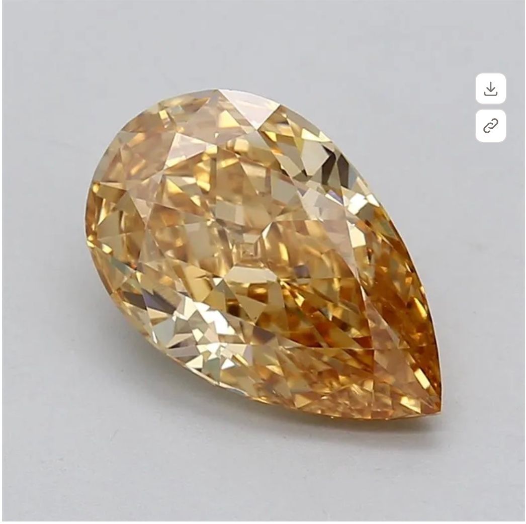 3.03 ct. pear Lab Grown Diamond front image