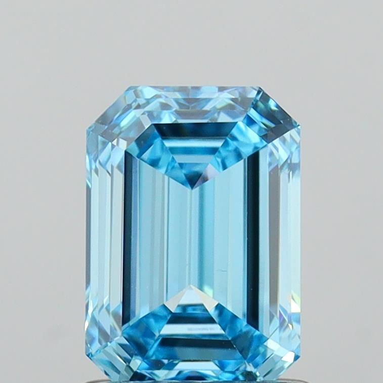 1.41 CT Fancy Vivid Blue EMERALD