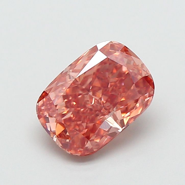 1.51 CT Fancy Pinkish Brown CUSHION MODIFIED