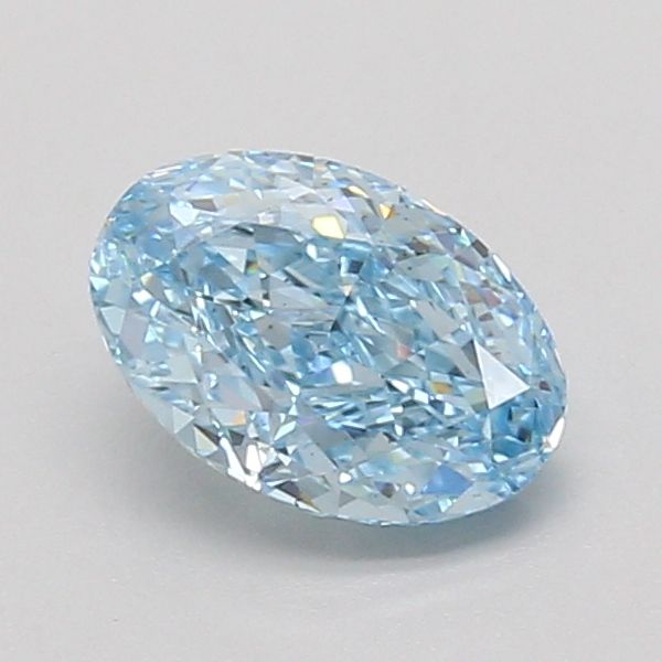 1.1 CT Fancy Vivid Blue OVAL