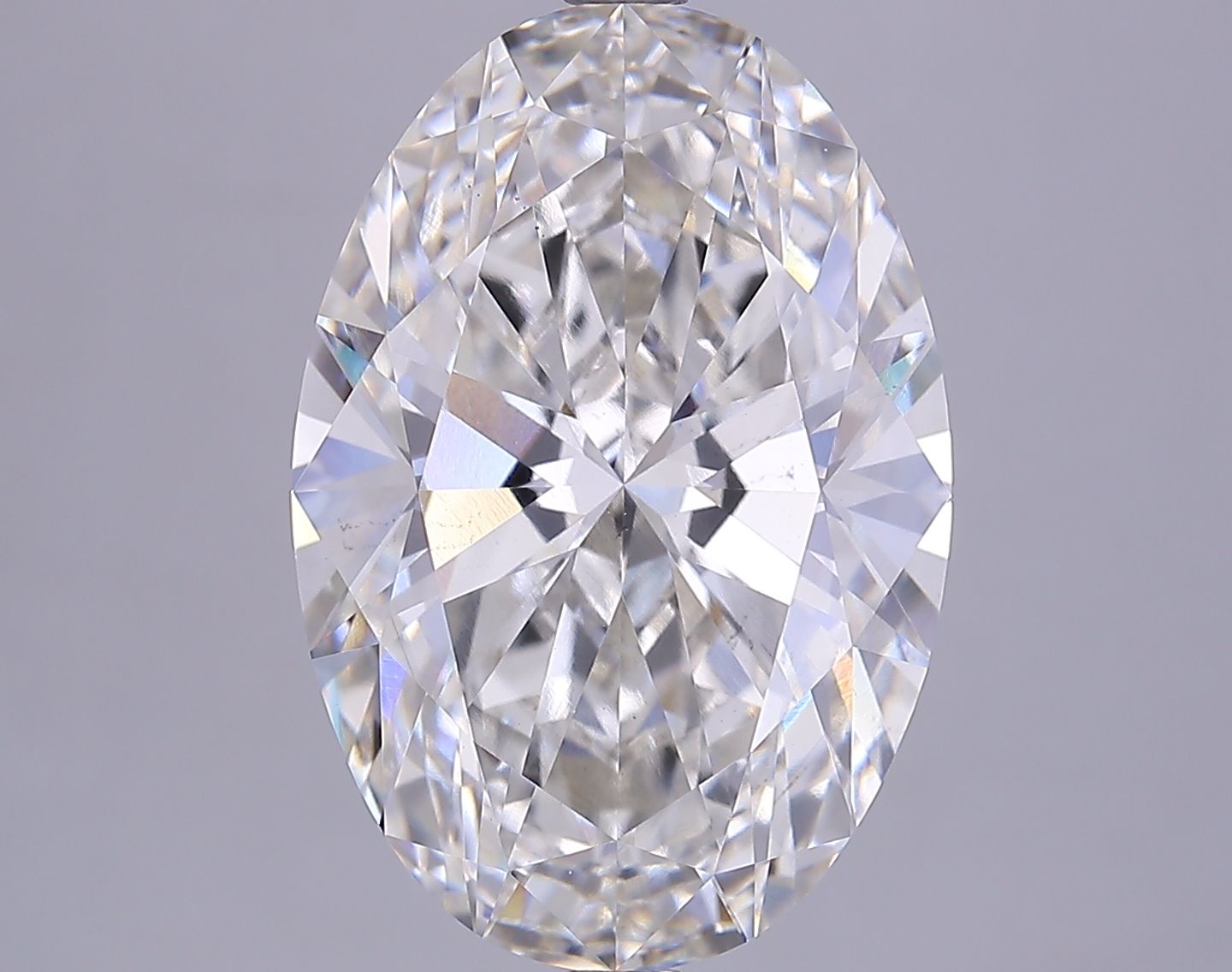 7.71 ct. oval Lab Grown Diamond front image