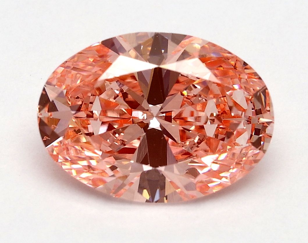 2.01 ct. oval Lab Grown Diamond front image
