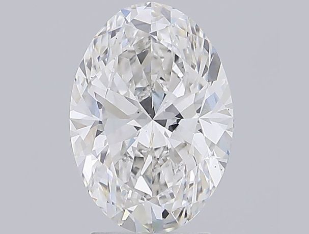 3.72 ct. oval Lab Grown Diamond front image