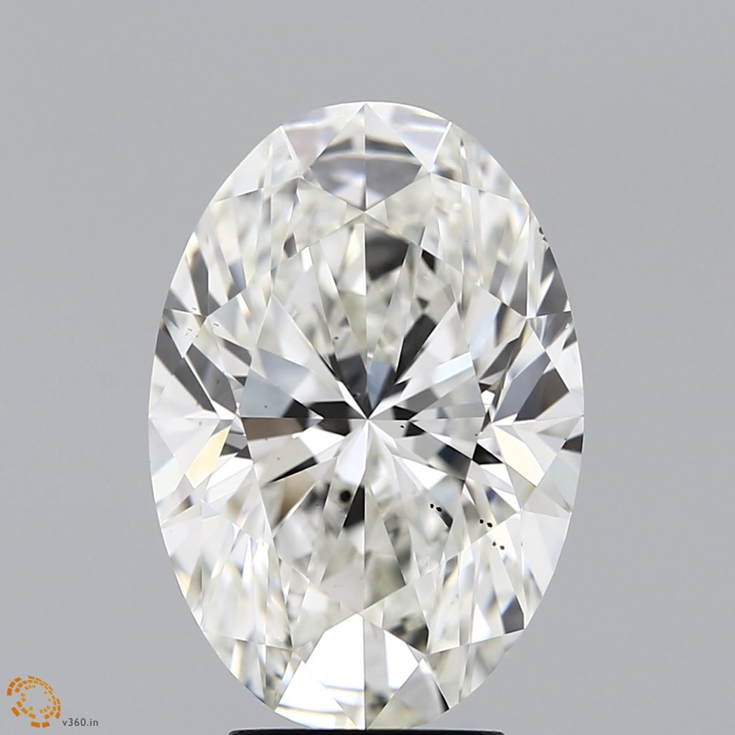 5.01 ct. oval Lab Grown Diamond front image