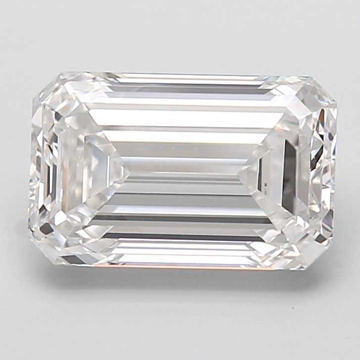 6.04 ct. emerald Lab Grown Diamond front image