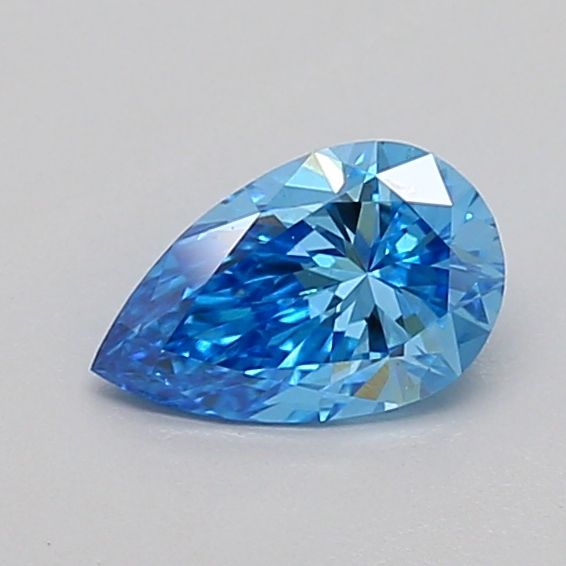 0.51 CT Fancy Vivid Blue PEAR