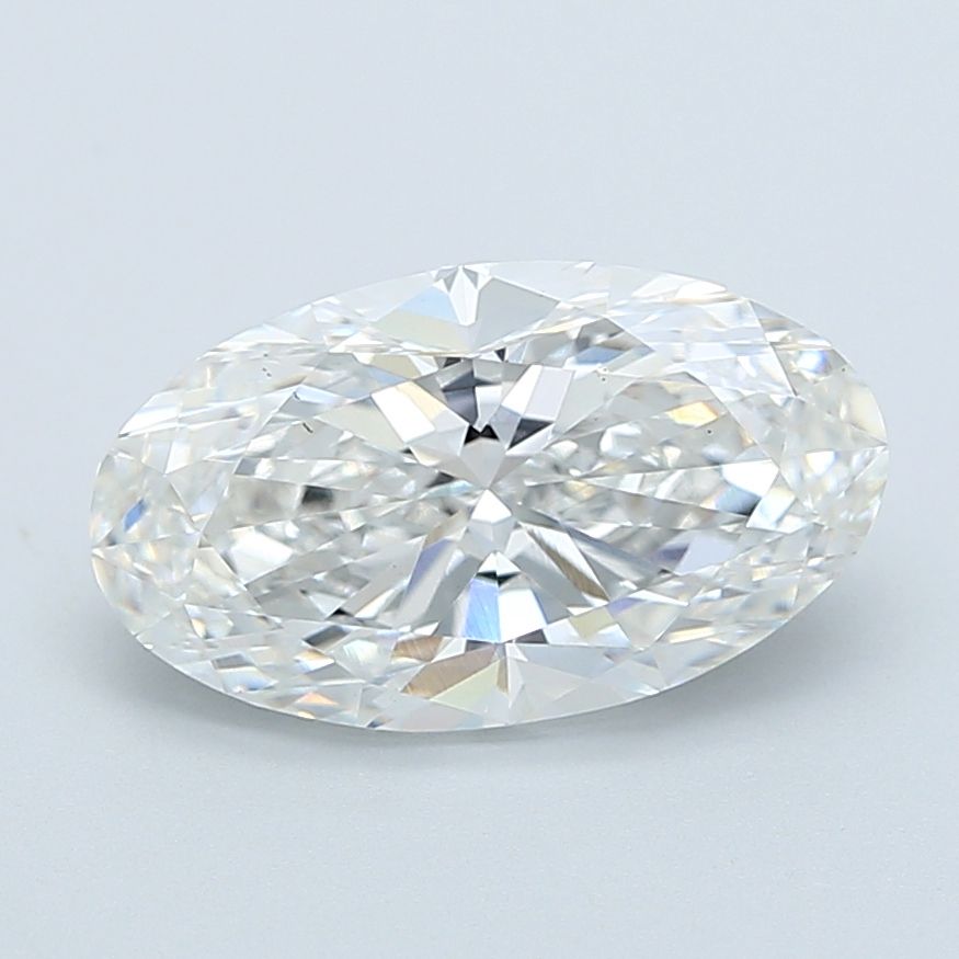4.02 ct. oval Lab Grown Diamond front image