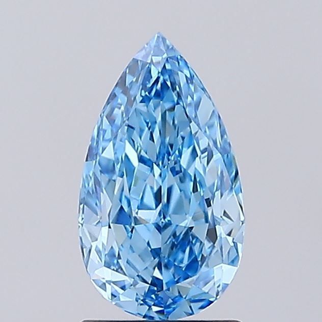 1.53 CT Fancy Vivid Blue PEAR