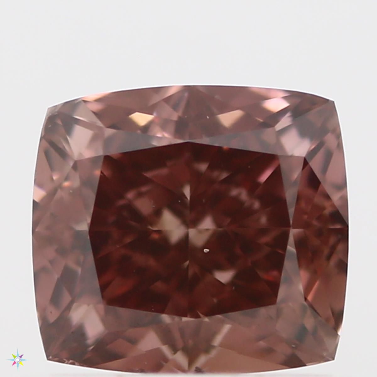 Diament 0.61 ct Fancy Deep Brown Pink/VS2