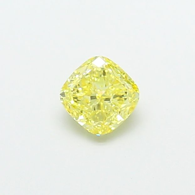 0.92 CT Fancy Intense Yellow CUSHION MODIFIED