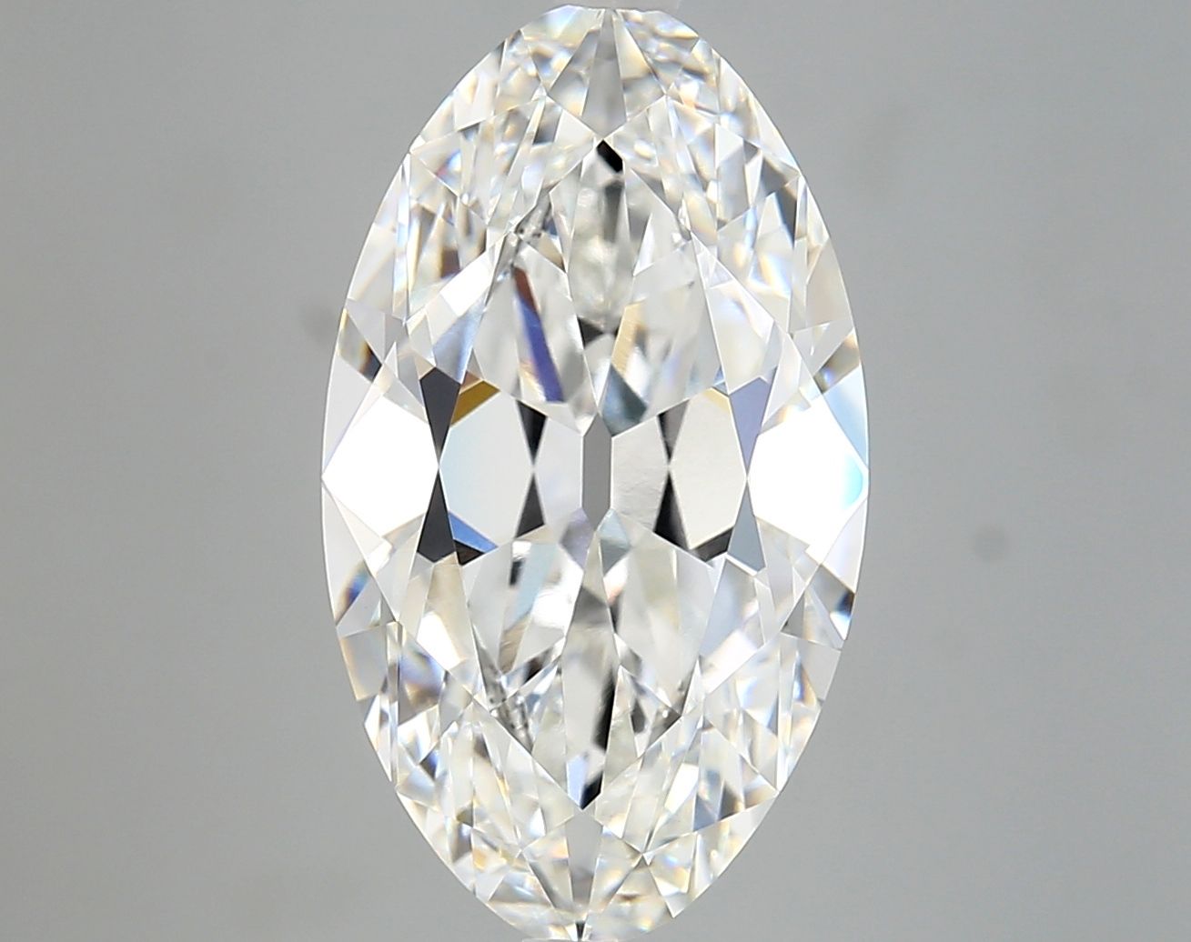 7.14 ct. oval Lab Grown Diamond front image
