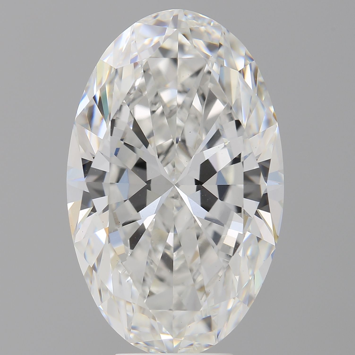 8.02 ct. oval Lab Grown Diamond front image