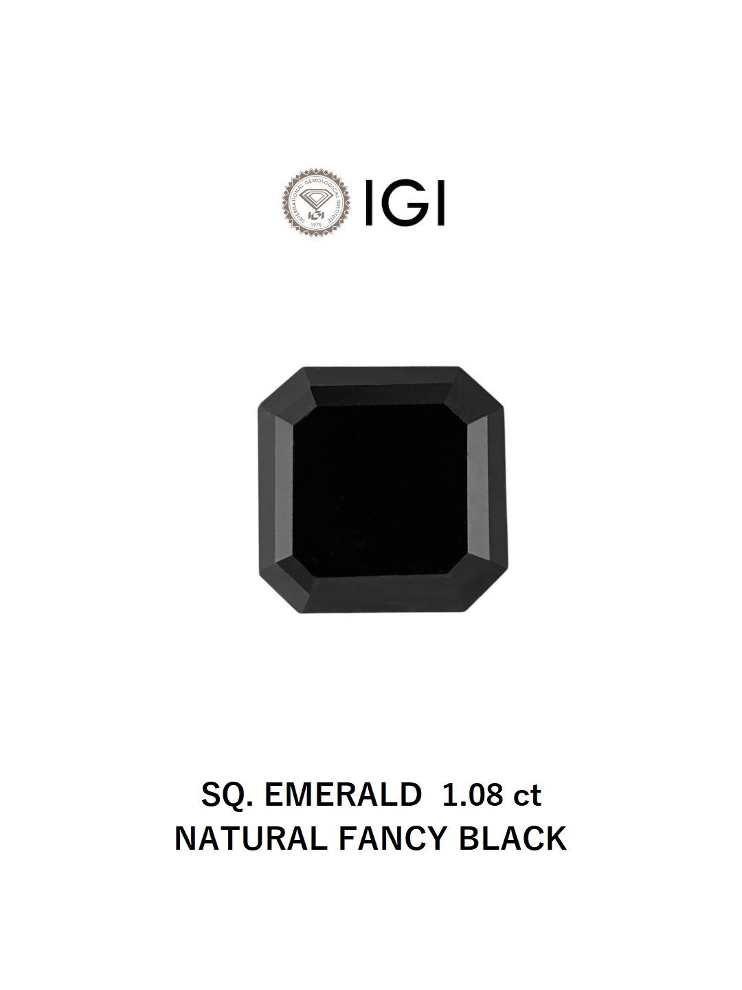 1.08 ct Square emerald Diamond