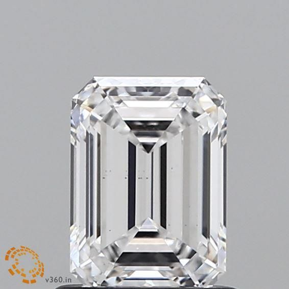 0.98 ct. emerald Lab Grown Diamond front image