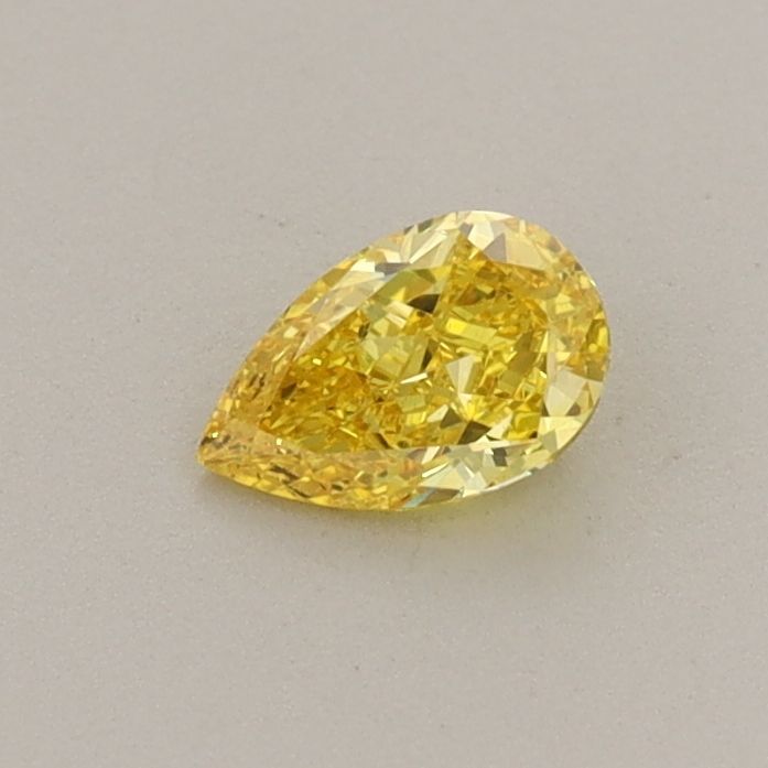 0.29 CT Fancy Vivid Yellow PEAR