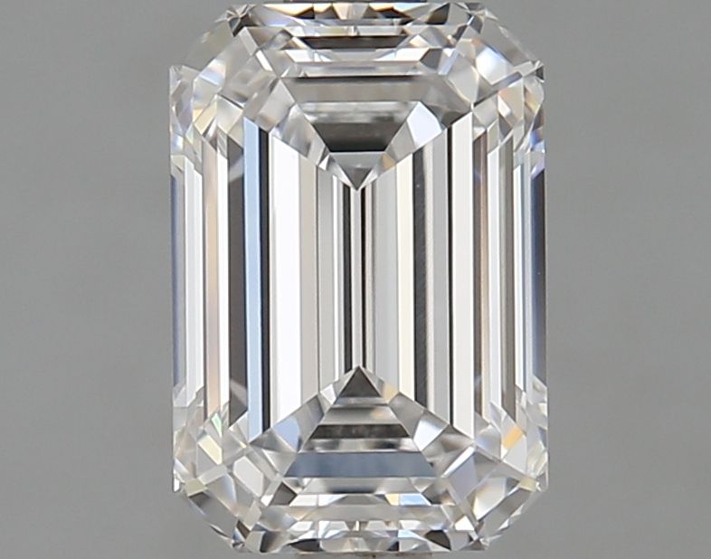 Diamant Émeraude 1.61 ct - Couleur D - Pureté VVS1