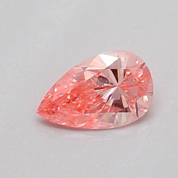 0.19 CT Fancy Vivid Pink PEAR