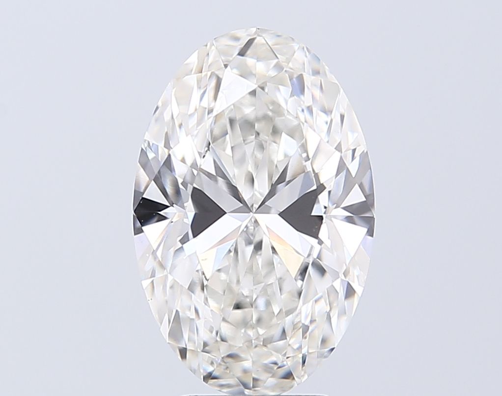 4.08 ct. oval Lab Grown Diamond front image