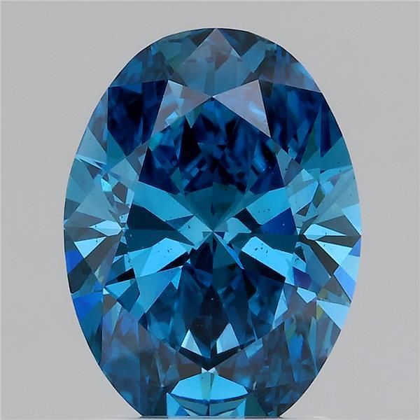 2.01 ct. oval Lab Grown Diamond front image