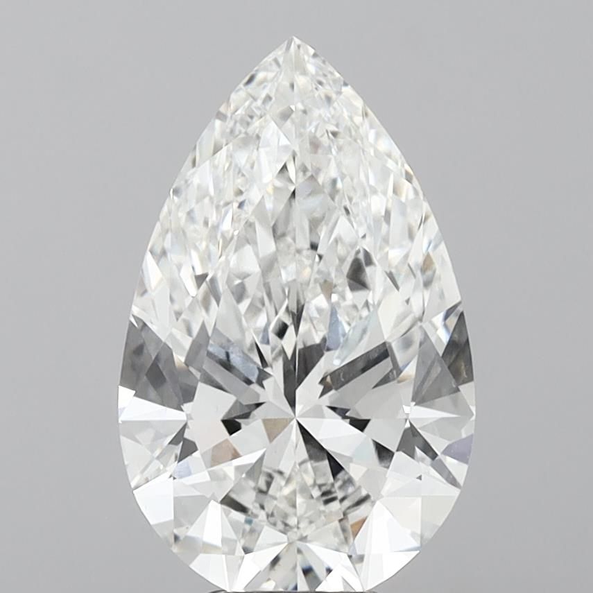 7.03 ct. pear Lab Grown Diamond front image