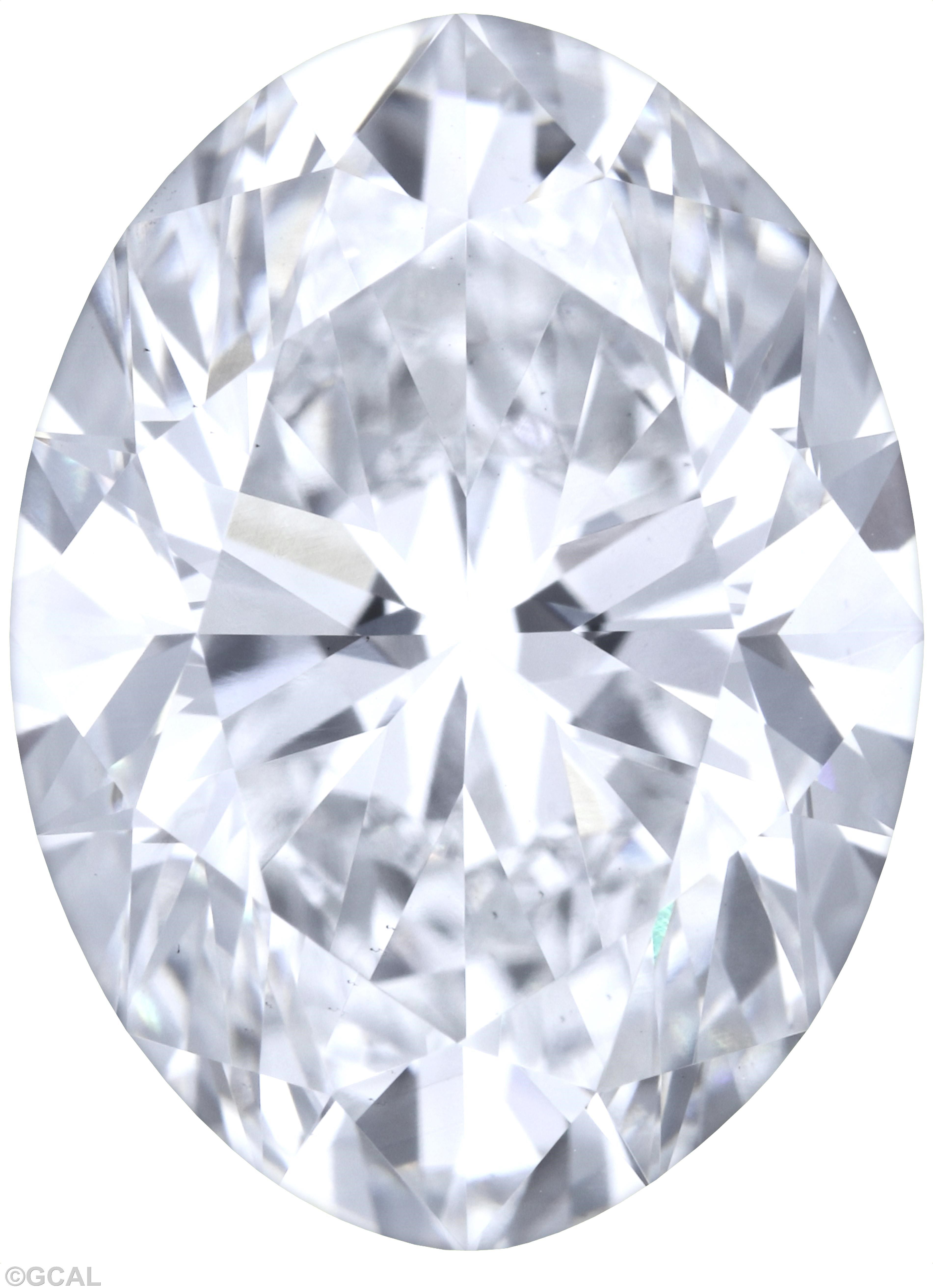 3.01 ct. oval Lab Grown Diamond front image