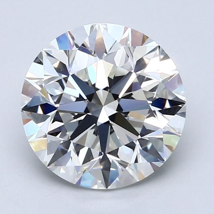 3.71 ct Round diamond