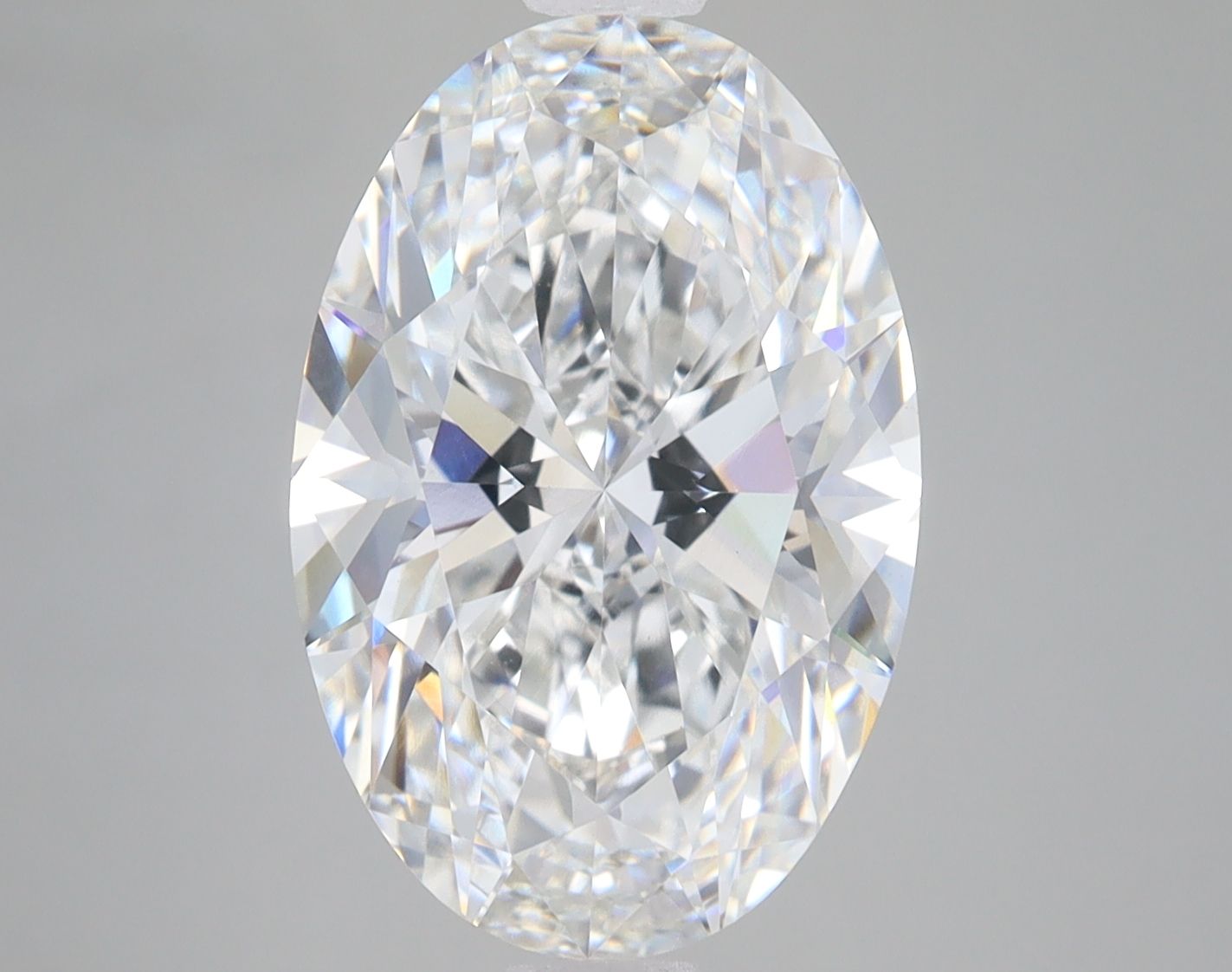 6.07 ct. oval Lab Grown Diamond front image