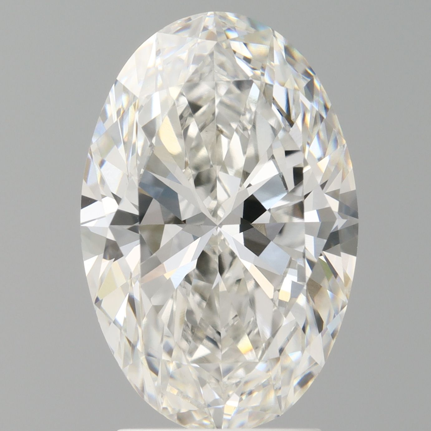 3.02 ct. oval Lab Grown Diamond front image
