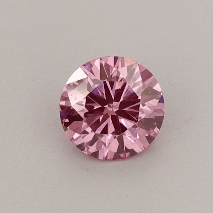 0.39 CT Fancy Vivid Pink ROUND