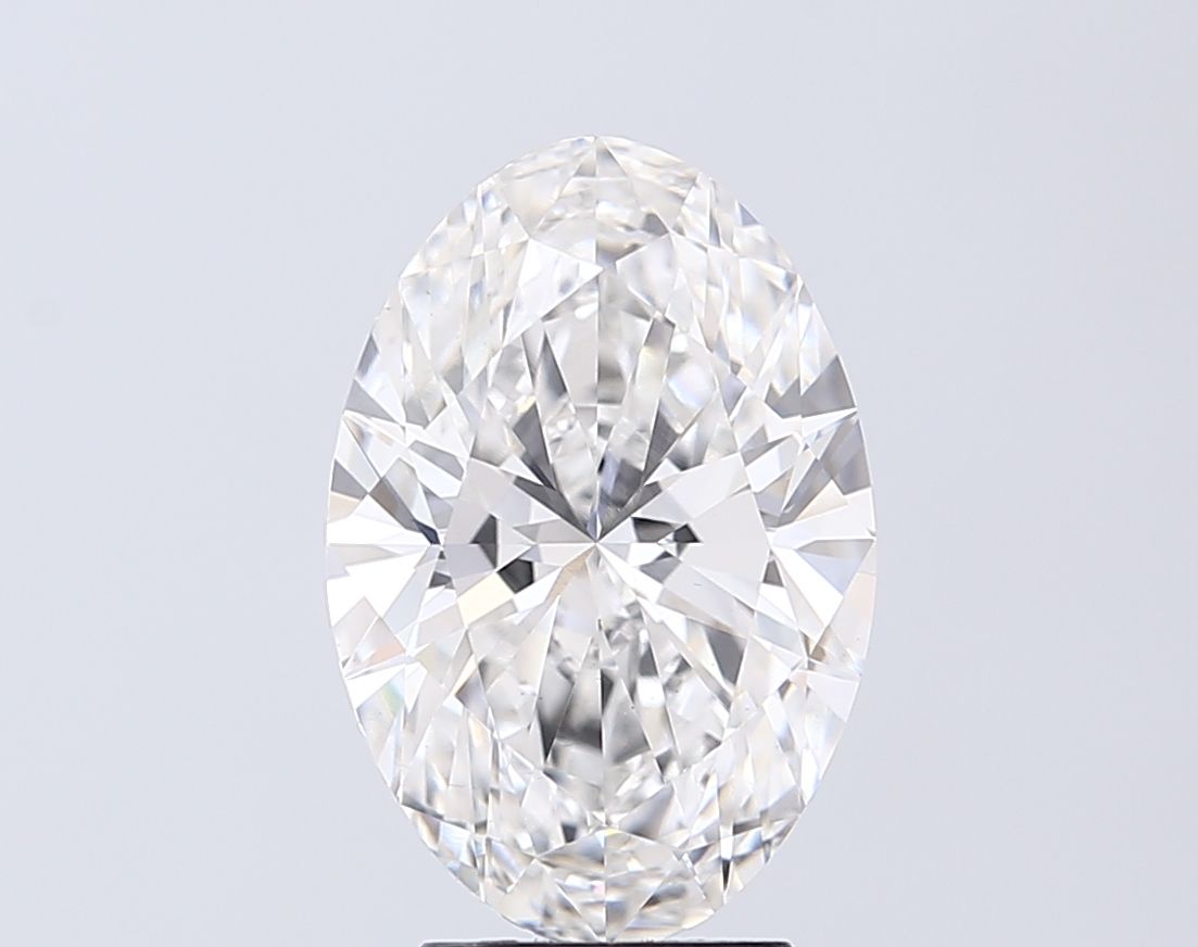 4.07 ct. oval Lab Grown Diamond front image