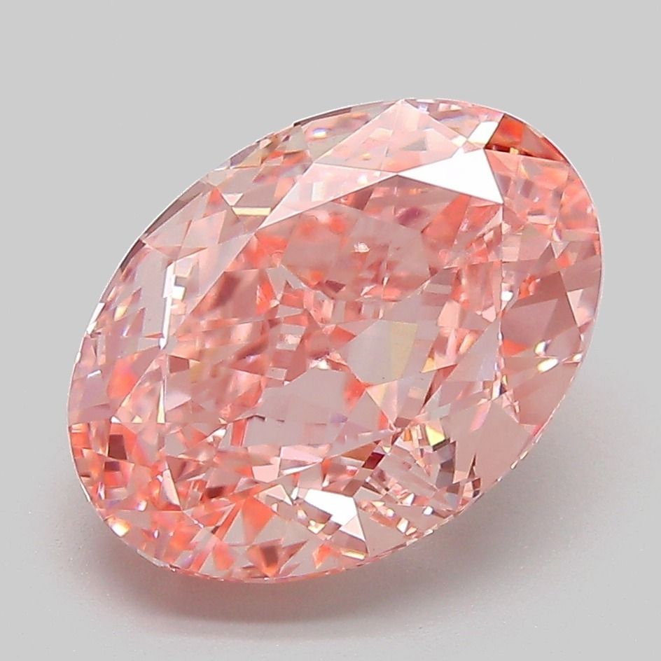 4.38 ct. oval Lab Grown Diamond front image