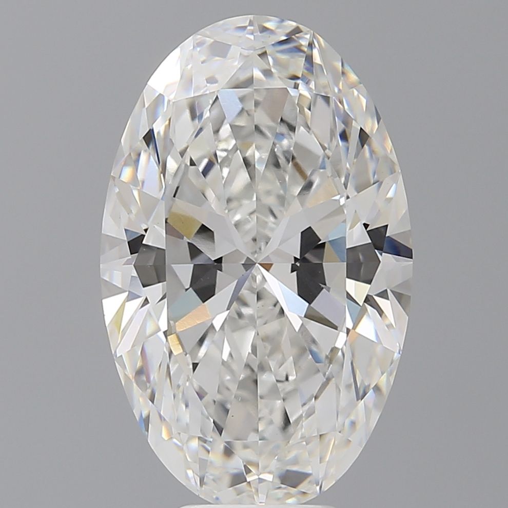 7.57 ct. oval Lab Grown Diamond front image