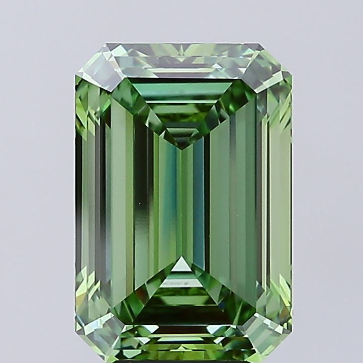 6.01 ct. emerald Lab Grown Diamond front image