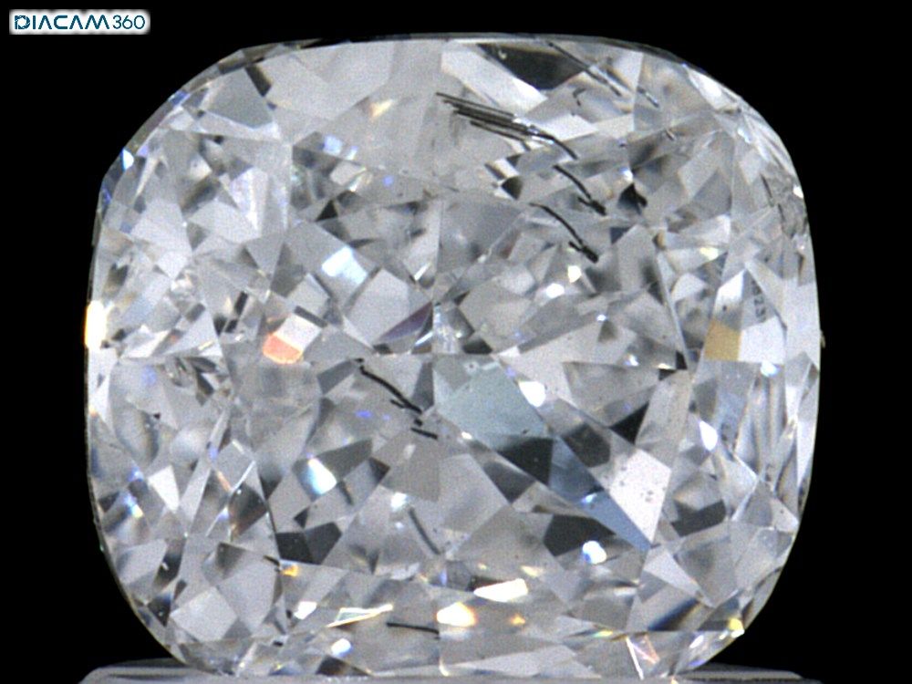 1 ct lab-grown Cushion brilliant Diamond