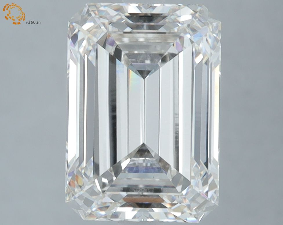 3.48 ct. emerald Lab Grown Diamond front image