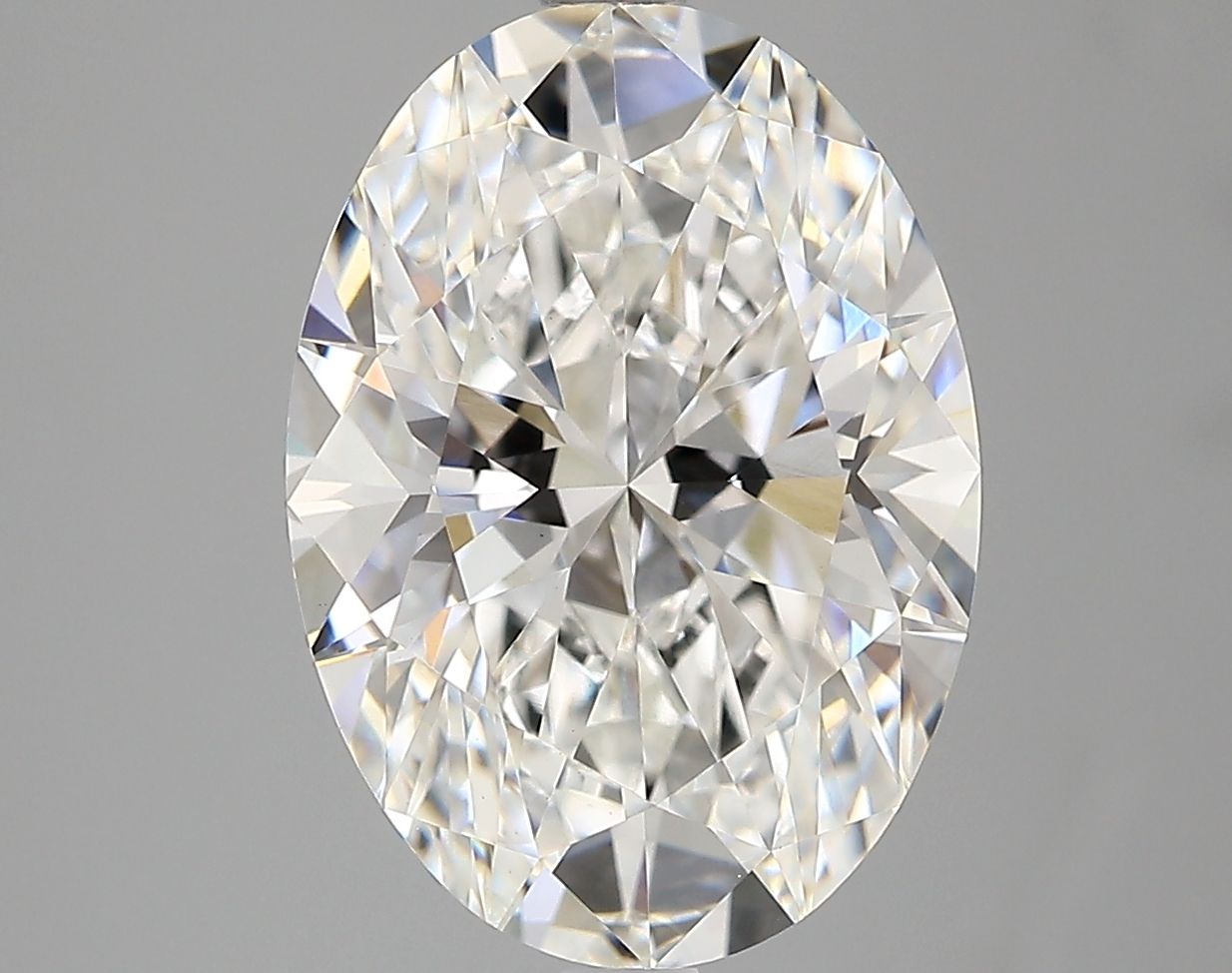 4.08 ct. oval Lab Grown Diamond front image