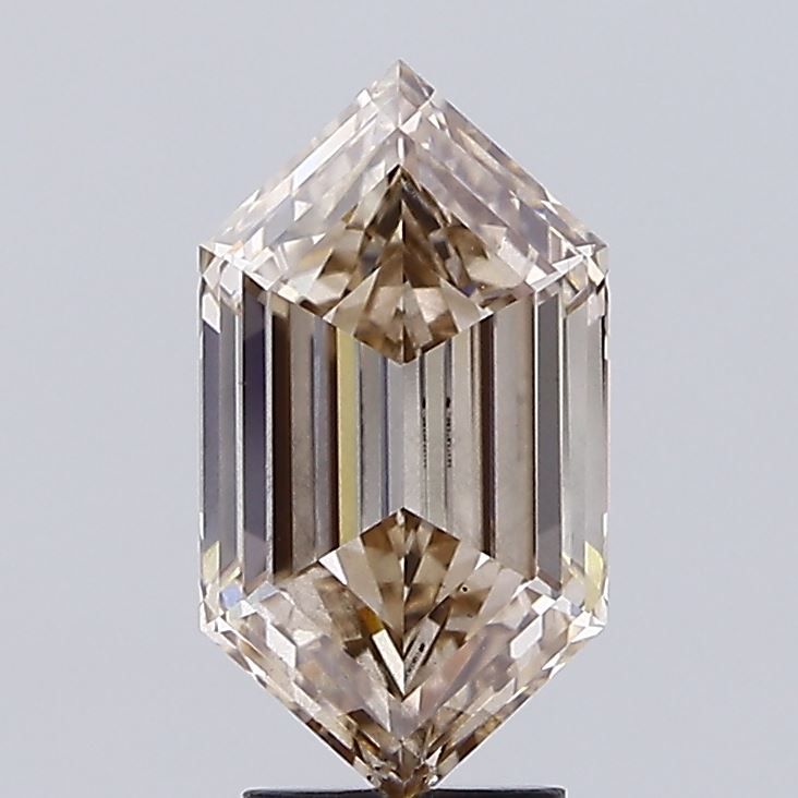 3.52 ct lab-grown Hexagonal Diamond