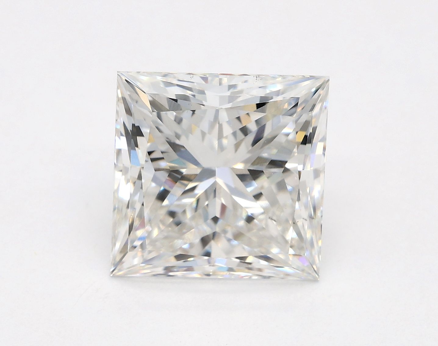 4.10 ct. princess Lab Grown Diamond front image