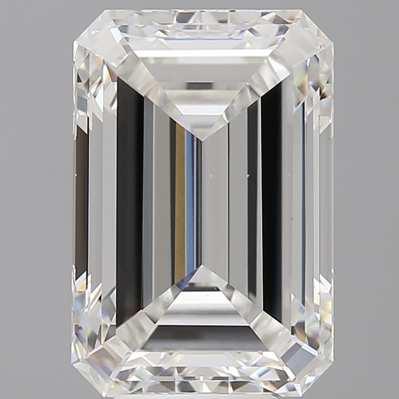 7.02 ct. emerald Lab Grown Diamond front image