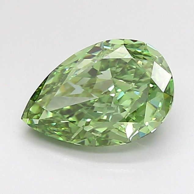 1.31 CT Fancy Vivid Green PEAR