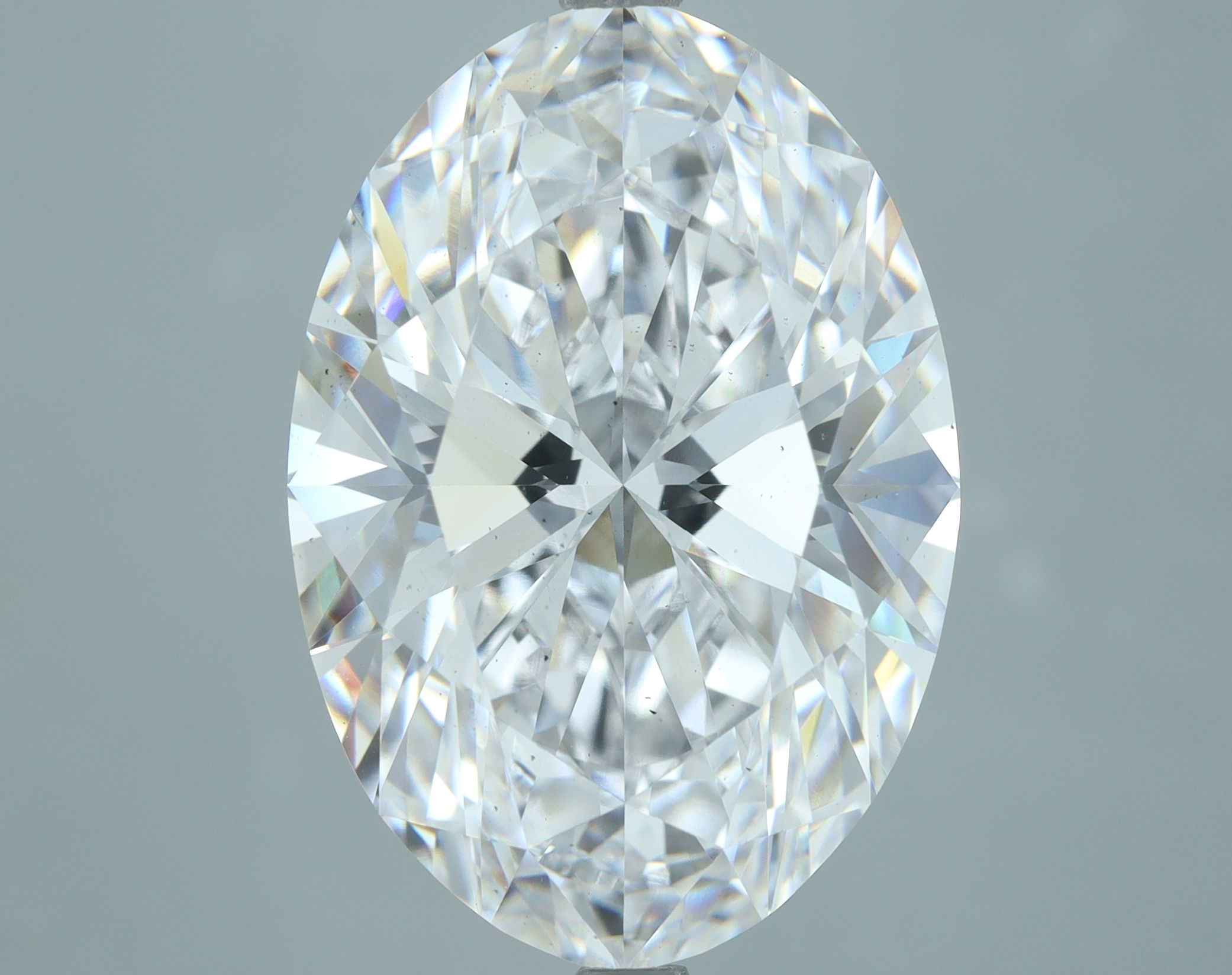 9.01 ct. oval Lab Grown Diamond front image